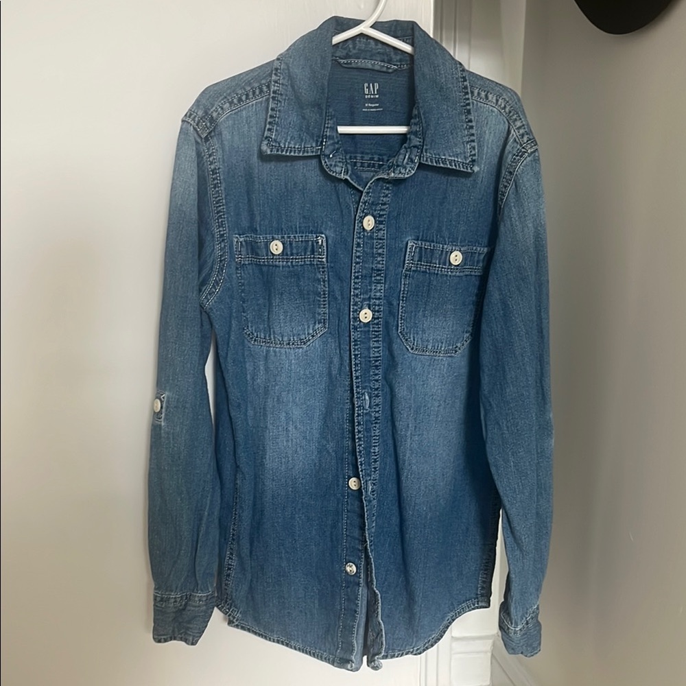 GAP Blue Denim Shirt